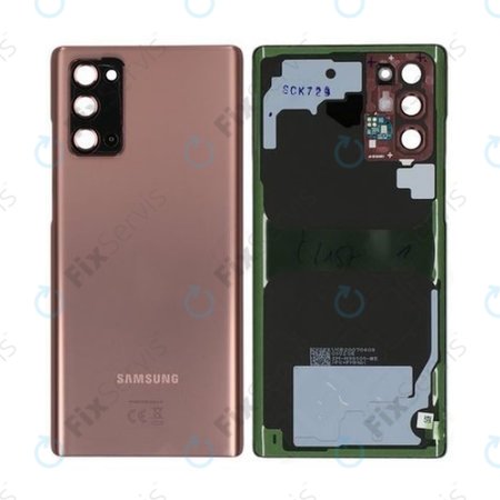 Samsung Galaxy Note 20 N980B - Batériový Kryt (Mystic Bronze) - GH82-23298B Genuine Service Pack