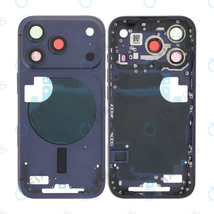 Zadný Housing pre iPhone 17 Pro, Dark Blue