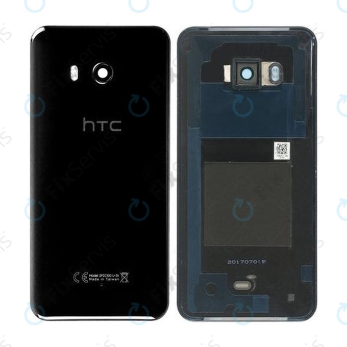 HTC U11 - Batériový Kryt (Čierna) - 74H03337-13M Genuine Service Pack