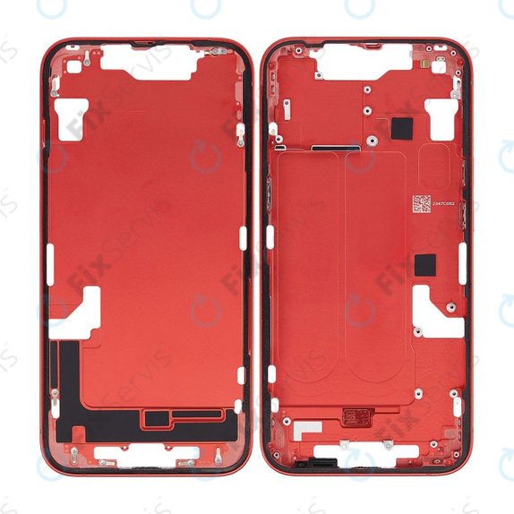Apple iPhone 14 - Stredný Rám (Red)
