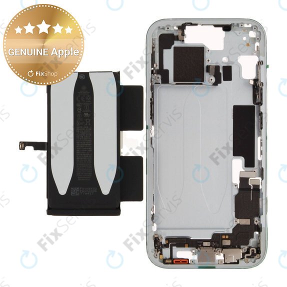 Stredný Rám s Batériou pre iPhone 15 | Blue | ZD076-00672 | Genuine Apple