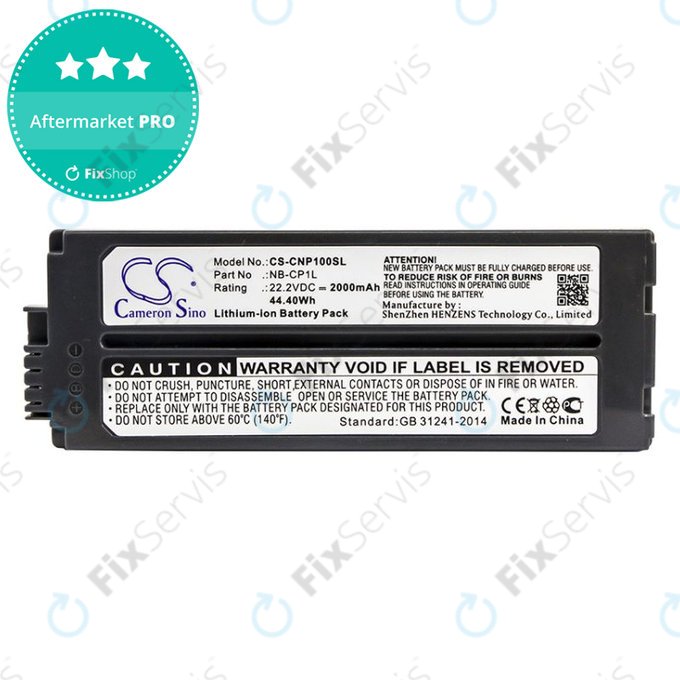 Batéria pre Canon Selphy CP, 2000mAh, Li-Ion, 22.2V, NB-CP1L, HQ