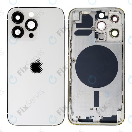 Apple iPhone 13 Pro - Zadný Housing (Silver)