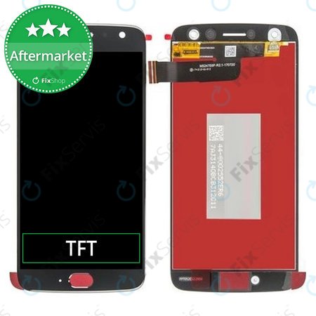 Moto X4 XT1900 - LCD Displej + Dotykové Sklo + Rám (Black) TFT