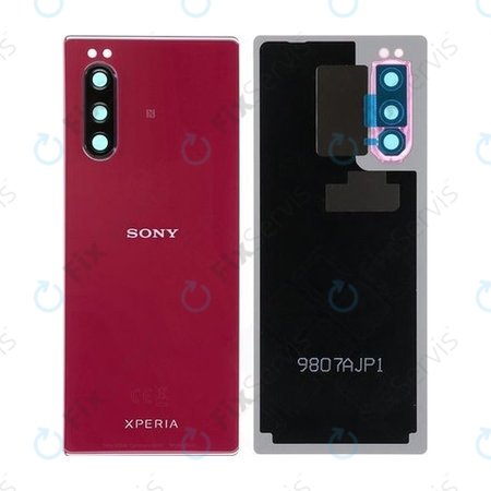 Sony Xperia 5 - Batériový Kryt (Red) - 1319-9454 Genuine Service Pack