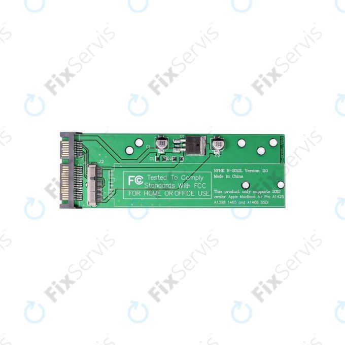 Apple MacBook Air 11" A1465, Air 13" A1466, Pro 13" A1425, Pro 15" A1398 (Mid 2012, Late 2012) - Adaptér SSD na SATA