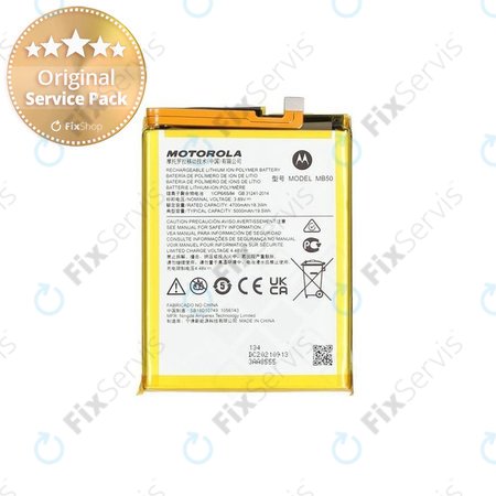 Motorola Moto G200 XT2175 - Batéria MB50 5000mAh - SB18D10749, SB18D22902 Genuine Service Pack