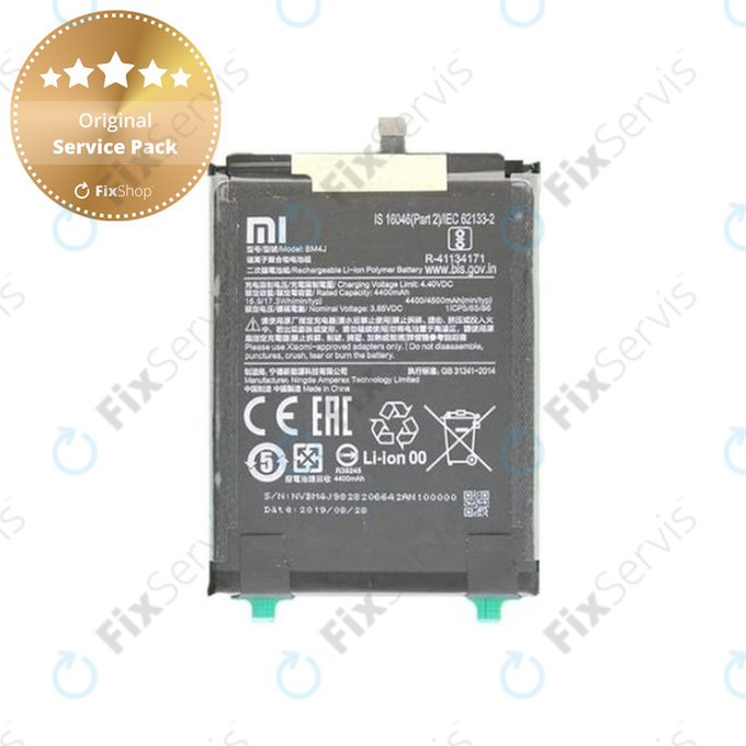 Xiaomi Redmi Note 8 Pro - Batéria BM4J 4500mAh - 46BM4JA030H8 Genuine Service Pack