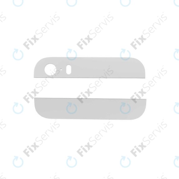 Apple iPhone 5S - Zadné Lišty (Silver)
