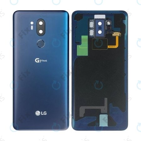 LG G710EM G7 ThinQ - Batériový Kryt + Senzor Odtlačku Prsta (Modrá) - ACQ90241012