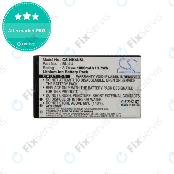 Nokia 3120 Classic - Batéria BL-4U 1000mAh HQ