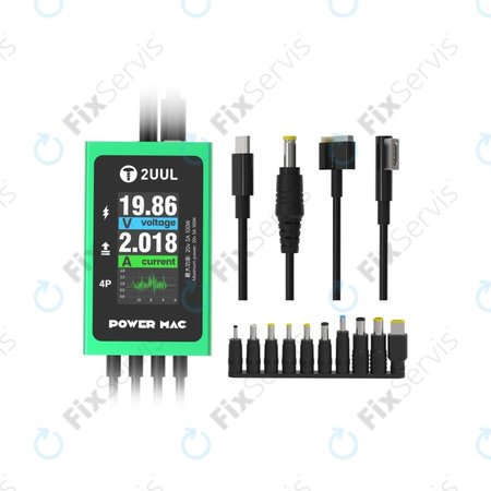 Diagnostický napájací kábel s displejom pre notebooky, 2UUL PW08