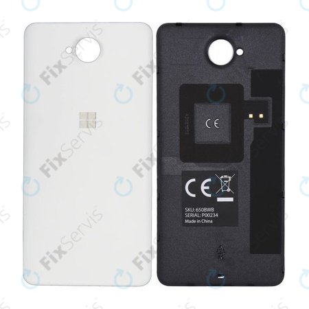 Microsoft Lumia 650 - Batériový Kryt (Biela) - 02511B1