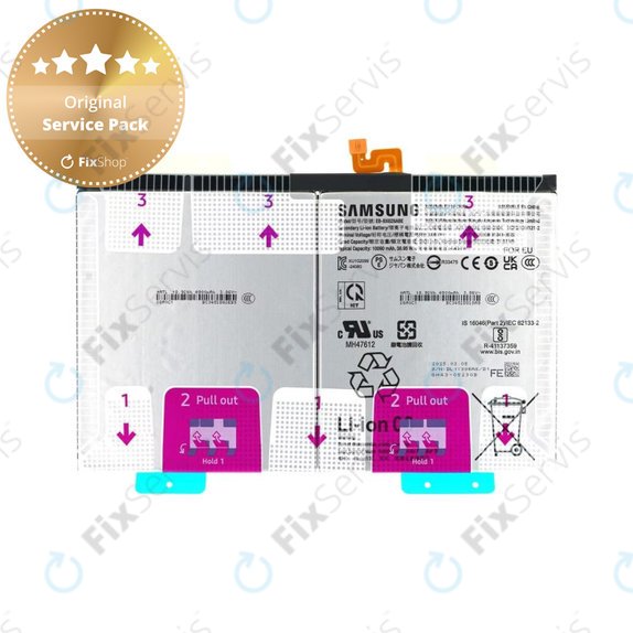 Samsung Galaxy Tab S10 FE+ X620, X626 - Batéria EB-BX828ABE 10090mAh - GH82-37171A Genuine Service Pack