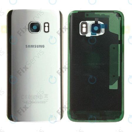 Samsung Galaxy S7 G930F - Batériový Kryt (Silver) - GH82-11384B Genuine Service Pack