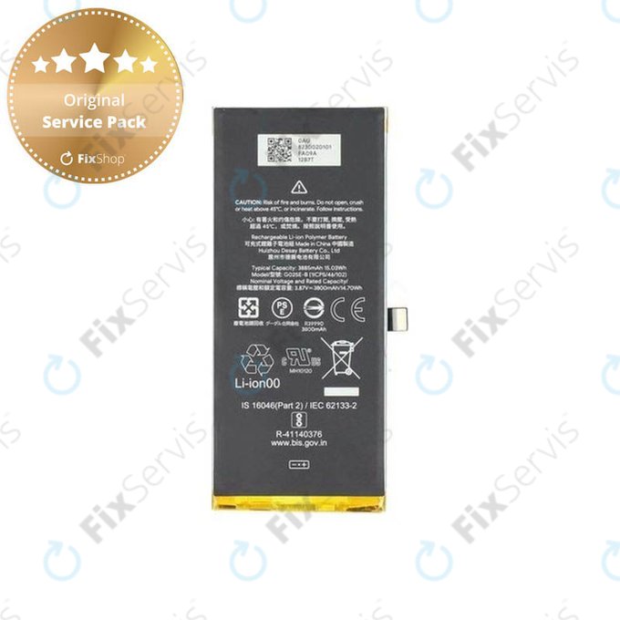 Google Pixel 4a 5G - Batéria G025E 3885mAh - G823-00201-01 Genuine Service Pack