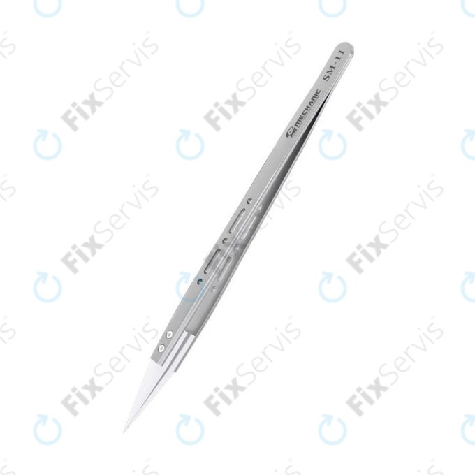 Mechanic SM-11 - Tepluvzdorná Keramická Pinzeta s Ostrou Špičkou