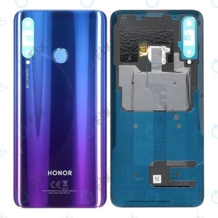 Huawei Honor 20 Lite - Batériový Kryt + Senzor Odtlačku (Phantom Blue) - 02352QNB, 02352QNT Genuine Service Pack