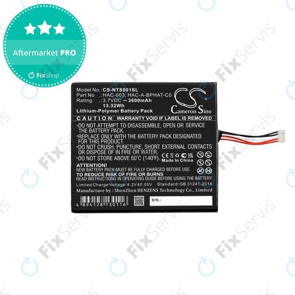 Nintendo Switch - Batéria HAC-003 3600mAh HQ