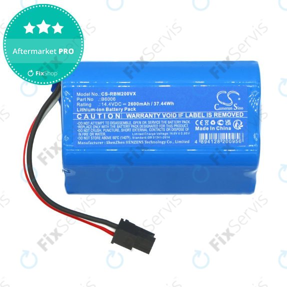 Batéria pre Robzone Moppy 2.0, 2600mAh, Li-Ion, 14.4V, B6006, HQ