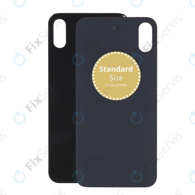 Apple iPhone XS - Sklo Zadného Housingu (Space Gray)