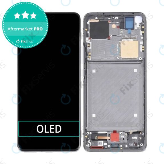 Xiaomi Mi 11 Ultra - LCD Displej + Dotykové Sklo + Rám (Ceramic Black) OLED