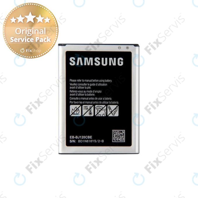 Samsung Galaxy J1 J120F (2016) - Batéria EB-BJ120BBE 2050mAh - GH43-04560A Genuine Service Pack