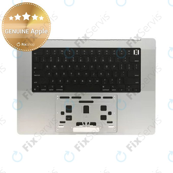 Horný rám klávesnice pre MacBook Pro 16" A2780 (Early 2023), s klávesnicou US a batériou, Silver, 661-32190, Genuine Apple