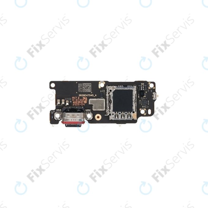 Motorola Razr 60 Ultra - Nabíjací Konektor PCB Doska - 5P68C29822 Genuine Service Pack