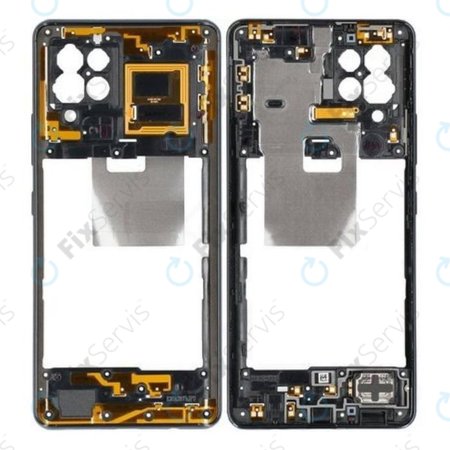 Samsung Galaxy A42 5G A426B - Stredný Rám (Prism Dot Black) - GH97-25855A Genuine Service Pack