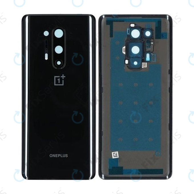 OnePlus 8 Pro - Batériový Kryt (Onyx Black) - 1091100173 Genuine Service Pack