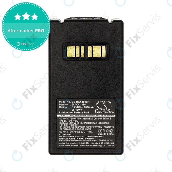 Batéria pre Datalogic Falcon X4, X3, 6800mAh, Li-Ion, 3.7V, 94ACC1386, HQ