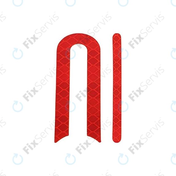 Xiaomi Mi Electric Scooter 2 M365 - Reflexné Nálepky Celá Sada (Červená)