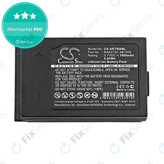Batéria pre Akerstroms Mercury 8B, Jupiter, Era 150J, 1600mAh, Li-Ion, 3.7V, RAK3720, HQ