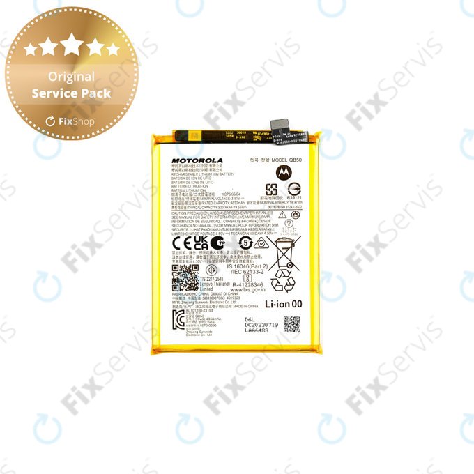 Motorola Moto G84 5G - Batéria QB50 5000mAh - SB18D97229 Genuine Service Pack