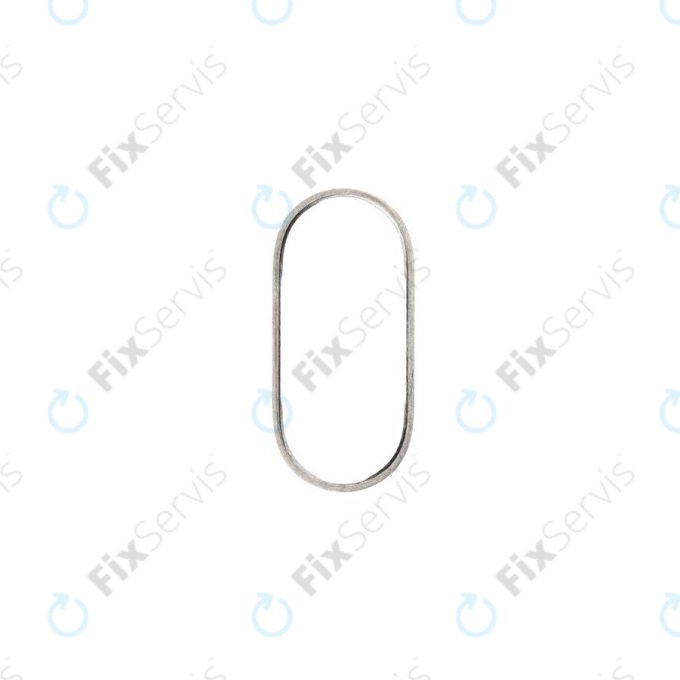 Apple iPhone X - Rám Sklíčka Zadnej Kamery (Silver)