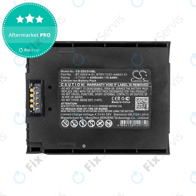 Batéria pre Zebra Tc51, Tc52, Tc56, Tc57, 4200mAh, Li-Ion, 3.7V, BT-000314-01, HQ