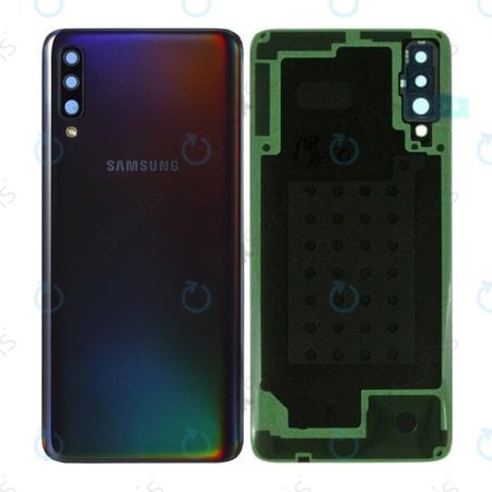 Samsung Galaxy A70 A705F - Batériový Kryt (Black) - GH82-19796A, GH82-19467A Genuine Service Pack
