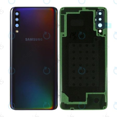 Samsung Galaxy A70 A705F - Batériový Kryt (Black) - GH82-19796A, GH82-19467A Genuine Service Pack