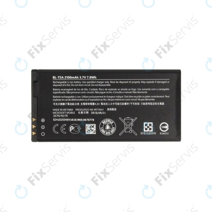 Microsoft Lumia 550 - Batéria BL-T5A, 2100 mAh - 0670778