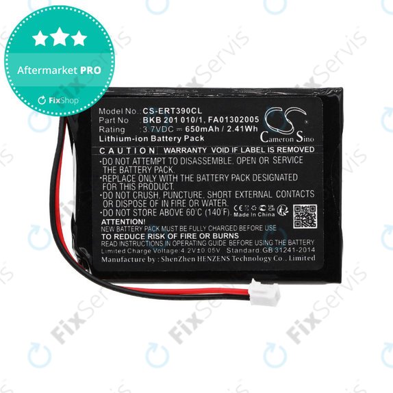 Batéria pre Ascom, Avaya, Ericsson, Telstra, 650mAh, Li-Ion, 3.7V, FA01302005, HQ