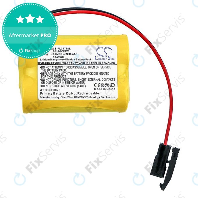 Batéria pre GE A06b-6093-K001, 2200mAh, Li-MnO2, 6V, BR-AGCF2W, HQ