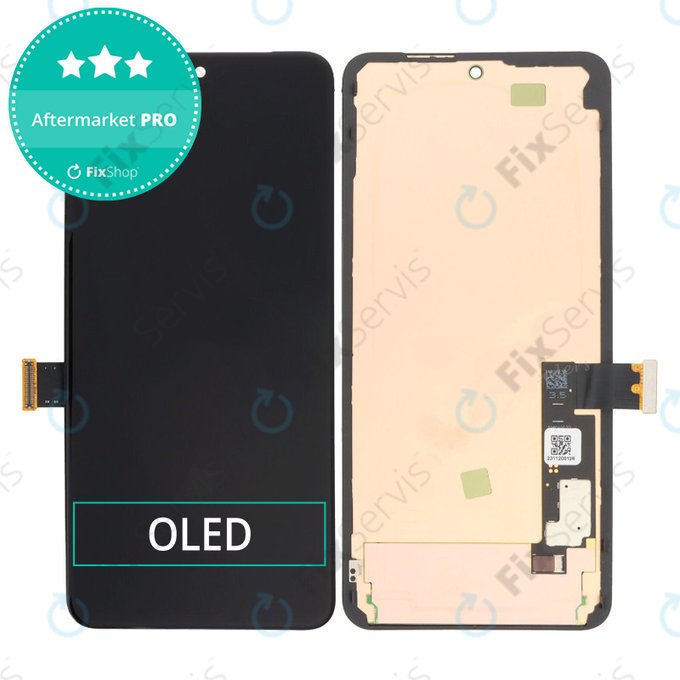 Google Pixel 8 Pro GC3VE, G1MNW - LCD Displej + Dotykové Sklo + Rám (Black) OLED