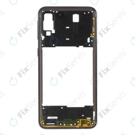 Samsung Galaxy A40 A405F - Stredný Rám (Black) - GH97-22974A Genuine Service Pack