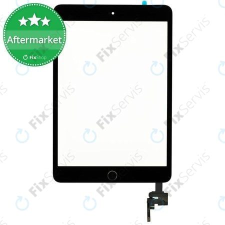 Apple iPad Mini 3 - Dotykové Sklo + IC Konektor (Black)