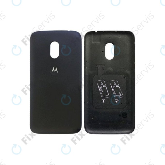 Motorola Moto G4 XT1622 - Batériový Kryt (Black)