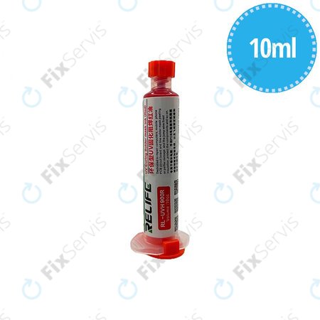 Relife RL-UVH900R - UV Vytvrditeľná Spájkovacia Maska - 10ml (Červená)