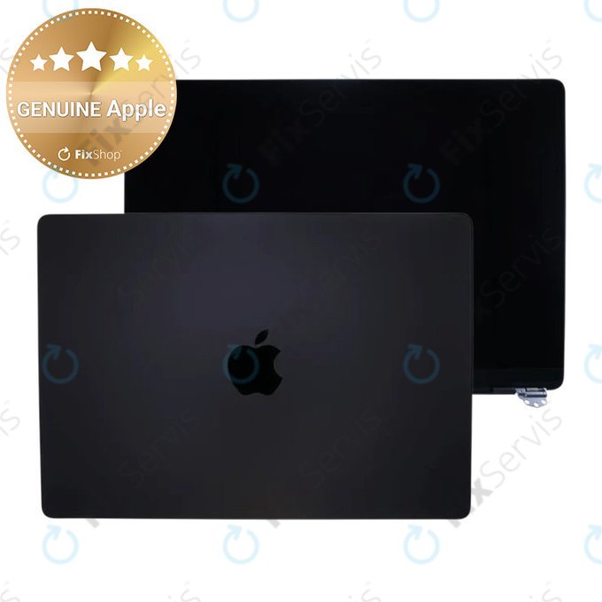 LCD displej pre MacBook Pro 14", A3112, A3185 (2024), s predným sklom a krytom, Space Black, 661-41794, Genuine Apple