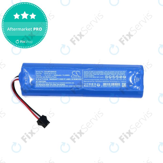 Batéria pre Mamibot ExVac 890, 5200mAh, Li-Ion, 14.4V, SUN-INTE-279, HQ