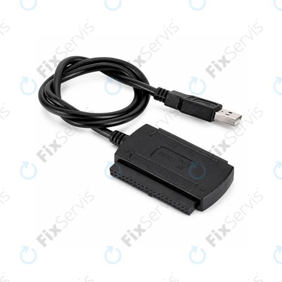 USB 2.0 na IDE / SATA adaptér pre 2,5" a 3,5" HDD/SSD, s EU napájaním